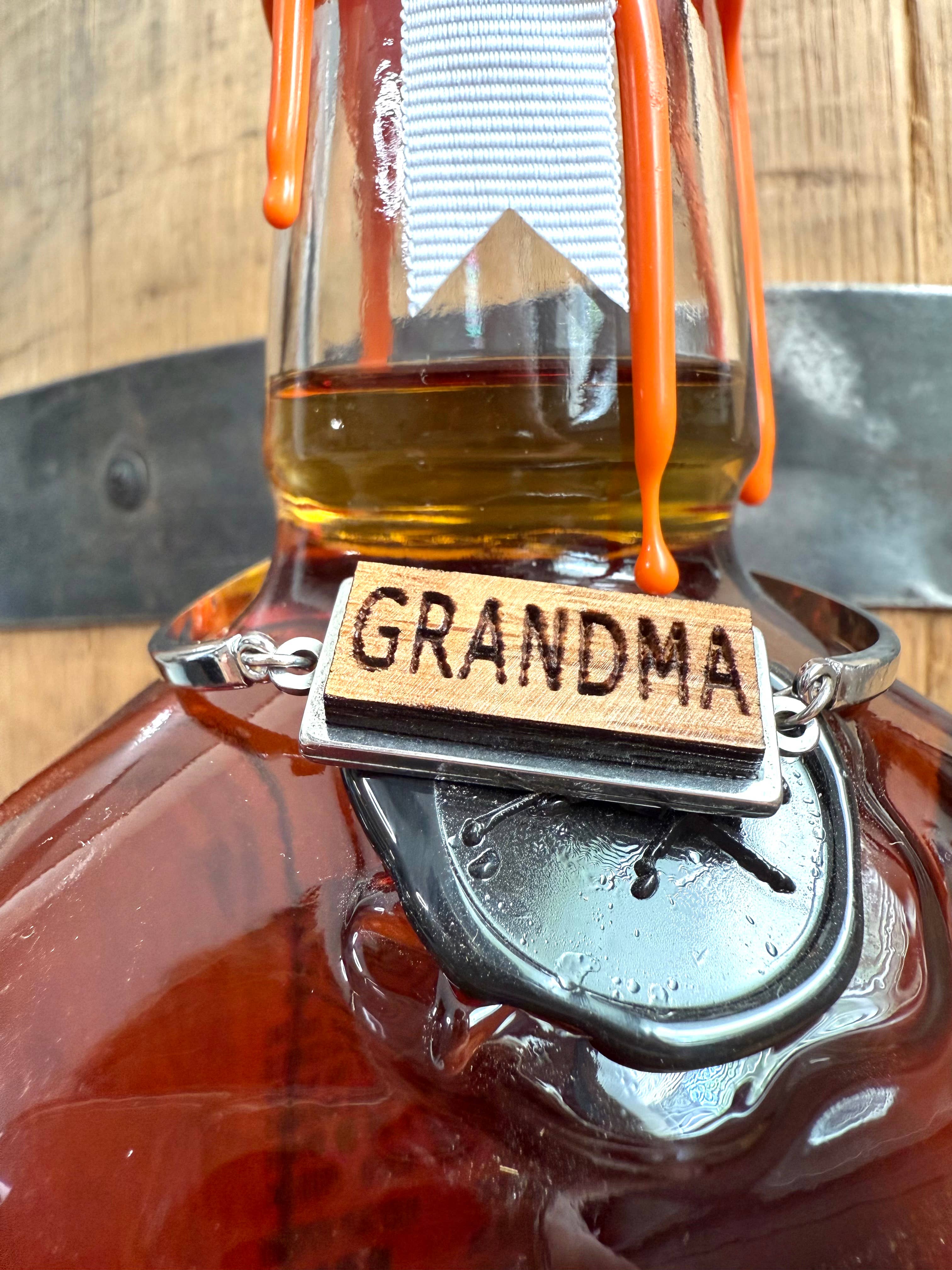 Adjustable Grandma Lobster Claw Bourbon Barrel Bracelet.