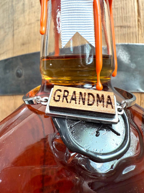 Adjustable Grandma Lobster Claw Bourbon Barrel Bracelet.