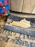 Kentucky Bourbon Barrel Wood Magnet - Custom Gifts
