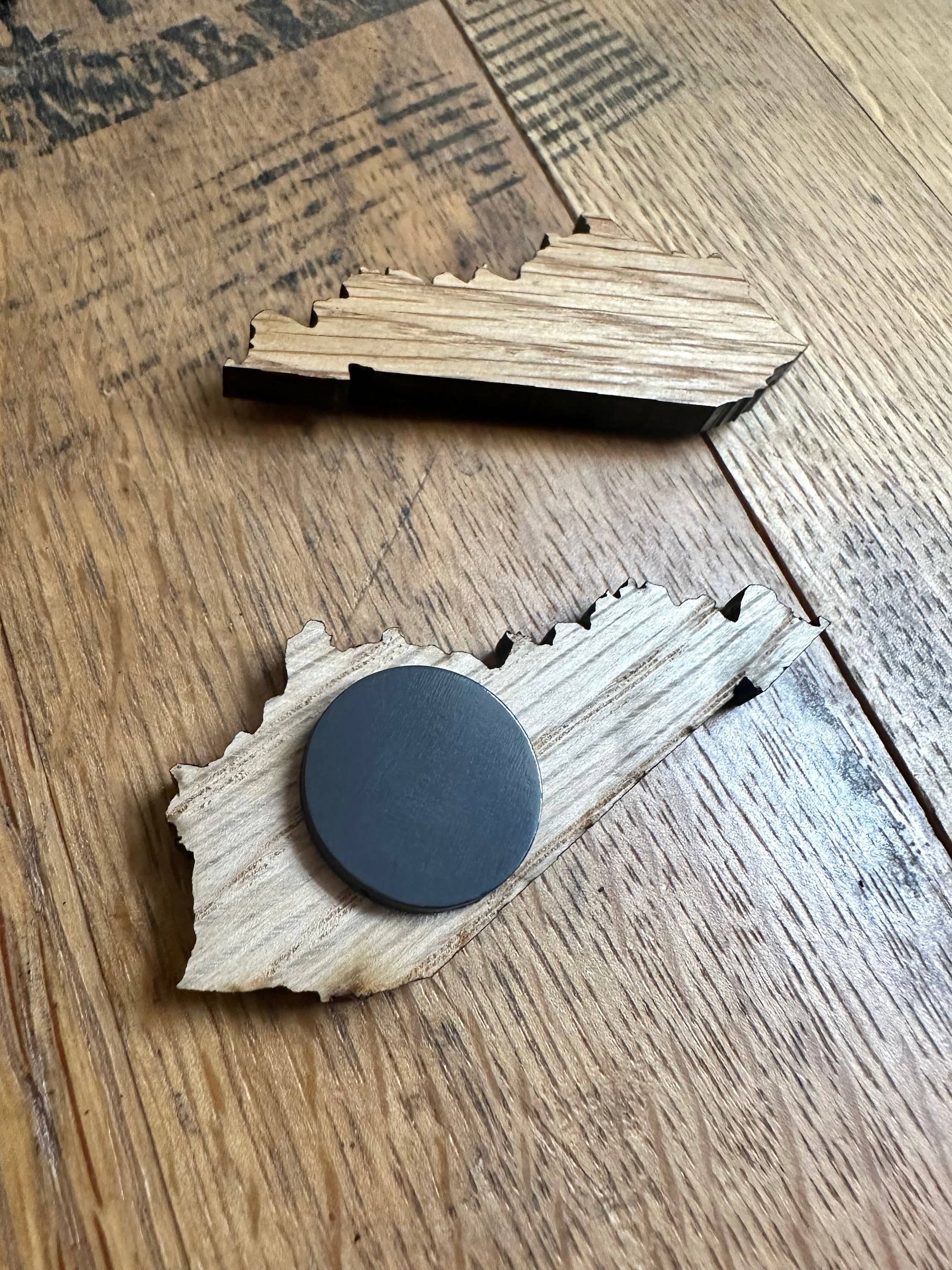 Kentucky Bourbon Barrel Wood Magnet - Custom Gifts