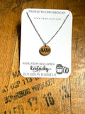 Wood Nana Necklace made from Kentucky Bourbon Barrels.