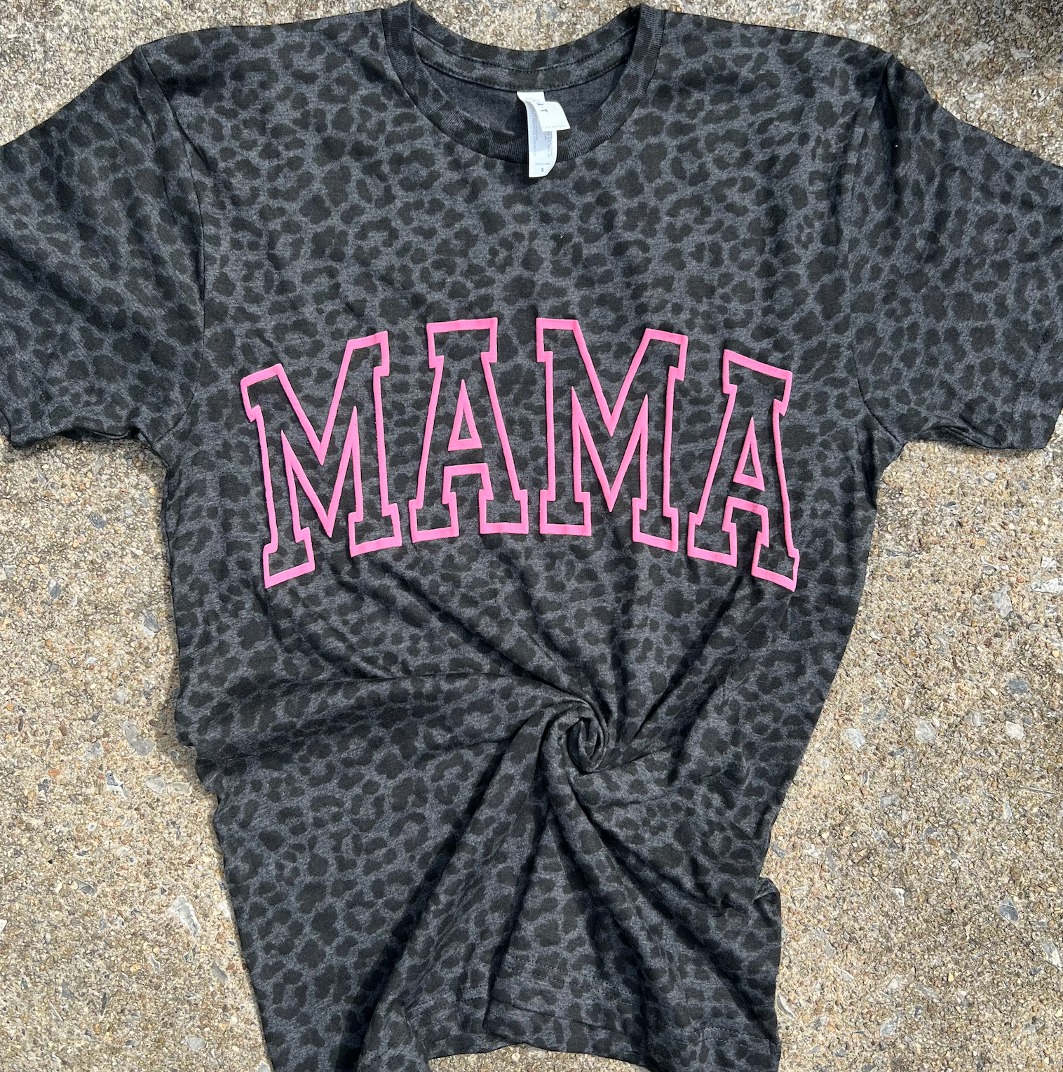 Mama Puff Leopard T Shirt
