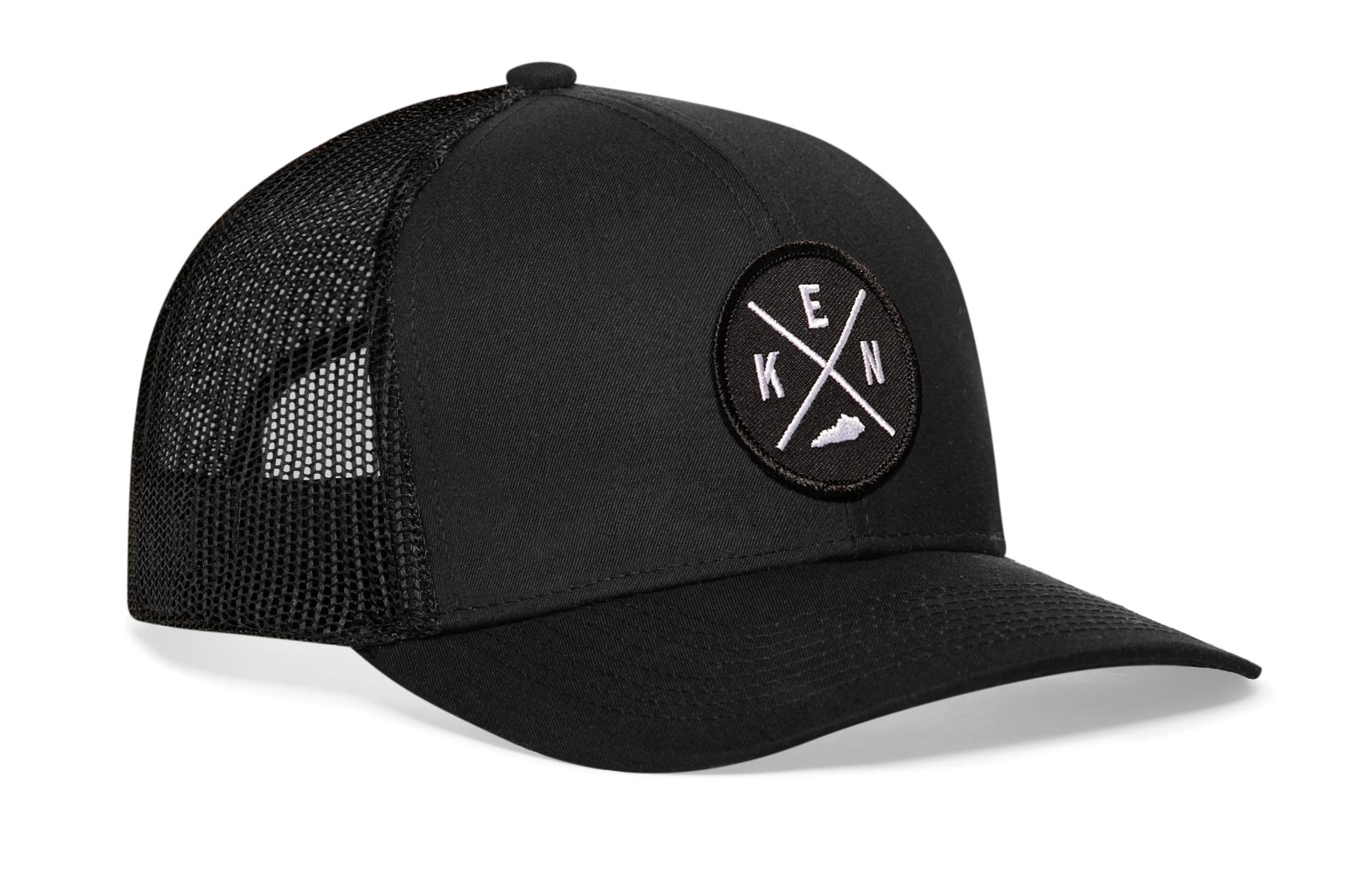 Kentucky Trucker Hat  |  Black KEN X Snapback