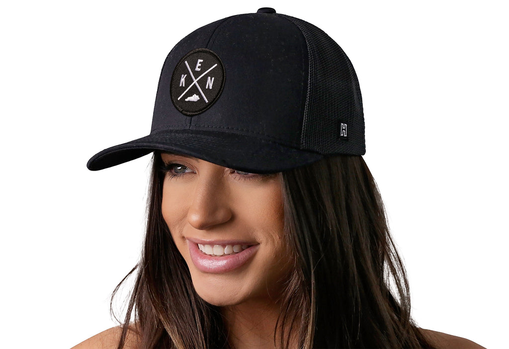 Kentucky Trucker Hat  |  Black KEN X Snapback