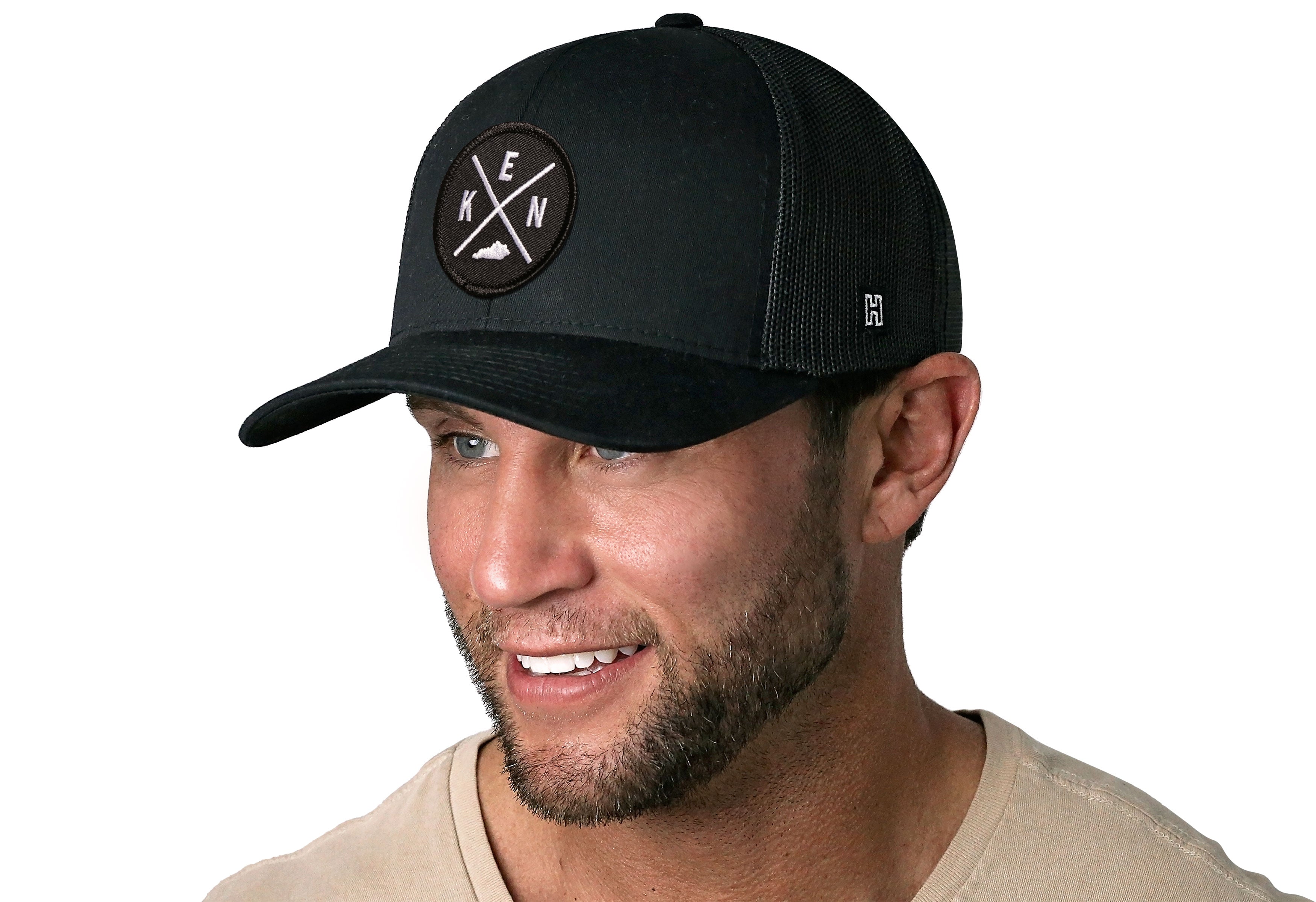 Kentucky Trucker Hat  |  Black KEN X Snapback