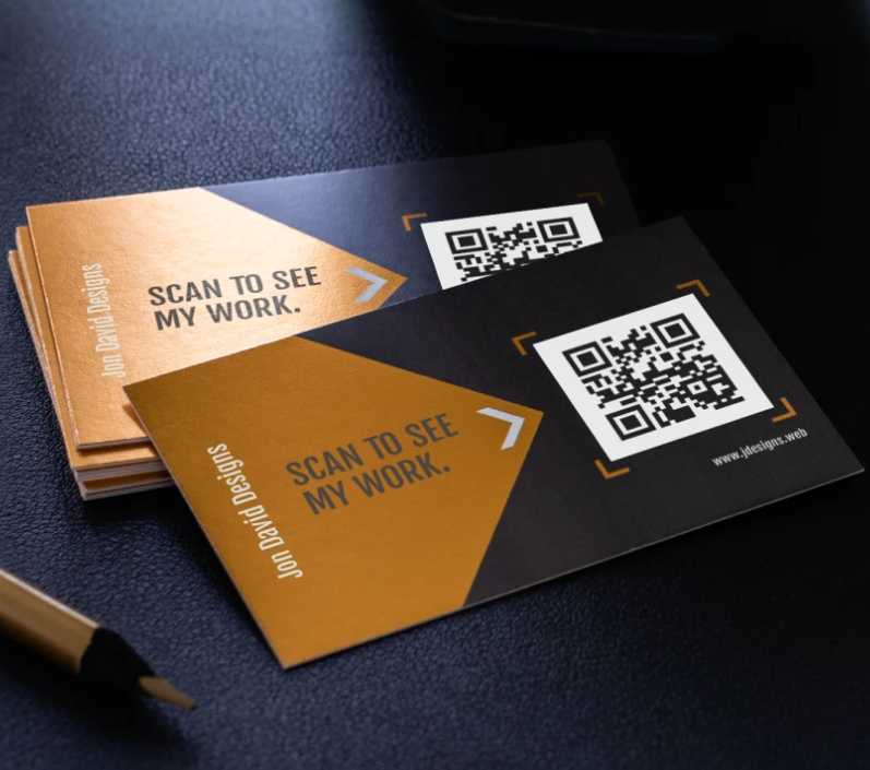 Custom QR Code Cards