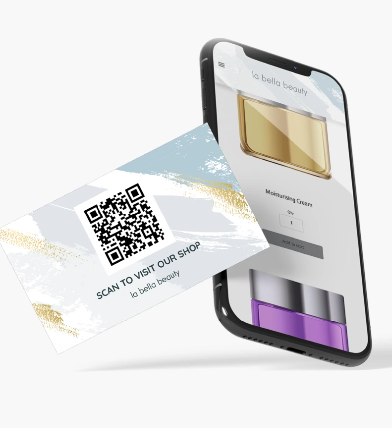Custom QR Code Cards