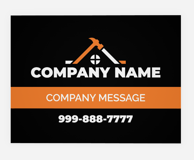 Custom Yard Sign 18"x24" – Design Included