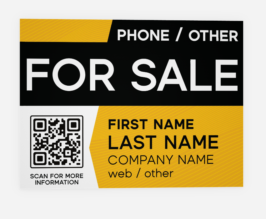 Custom Yard Sign 18"x24" – Design Included