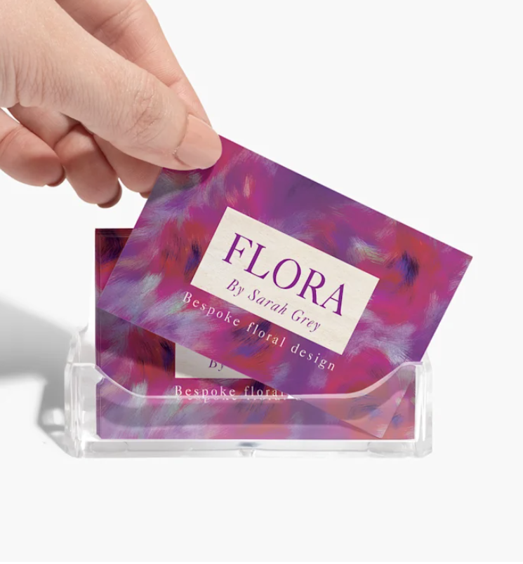 Custom Printed Acrylic Business Card Holder