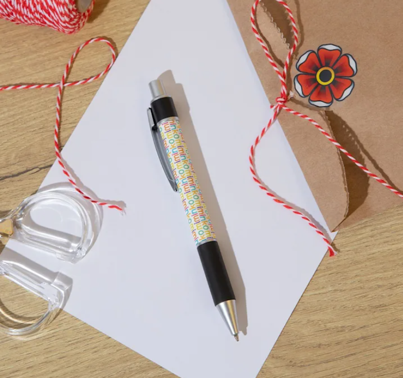 Design Wrap Ballpoint Pen – Custom Printed (Silver)
