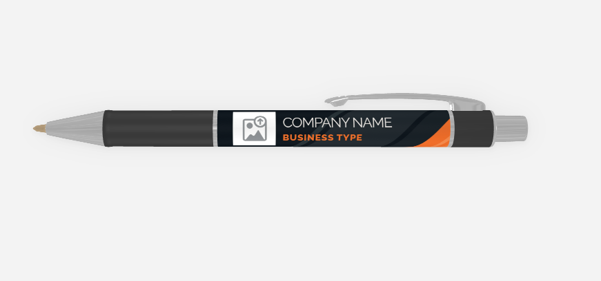 Design Wrap Ballpoint Pen – Custom Printed (Silver)