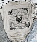 Chicken Short Sleeve Tshirt