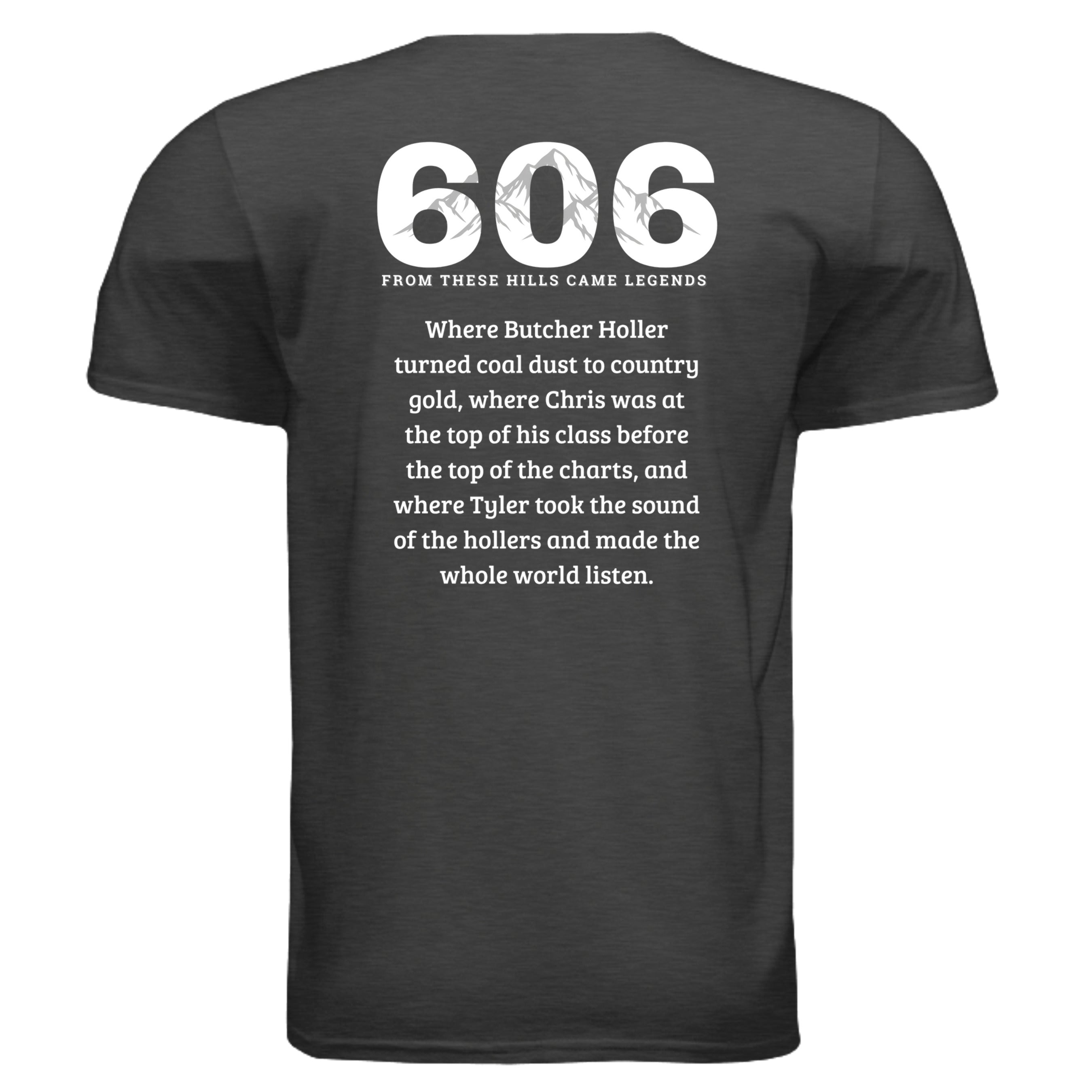 Heather Dark Grey - G640 - BACK
