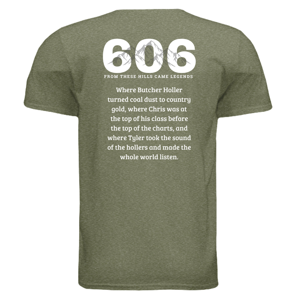 HEATHER MILITARY GREEN - G640 - BACK
