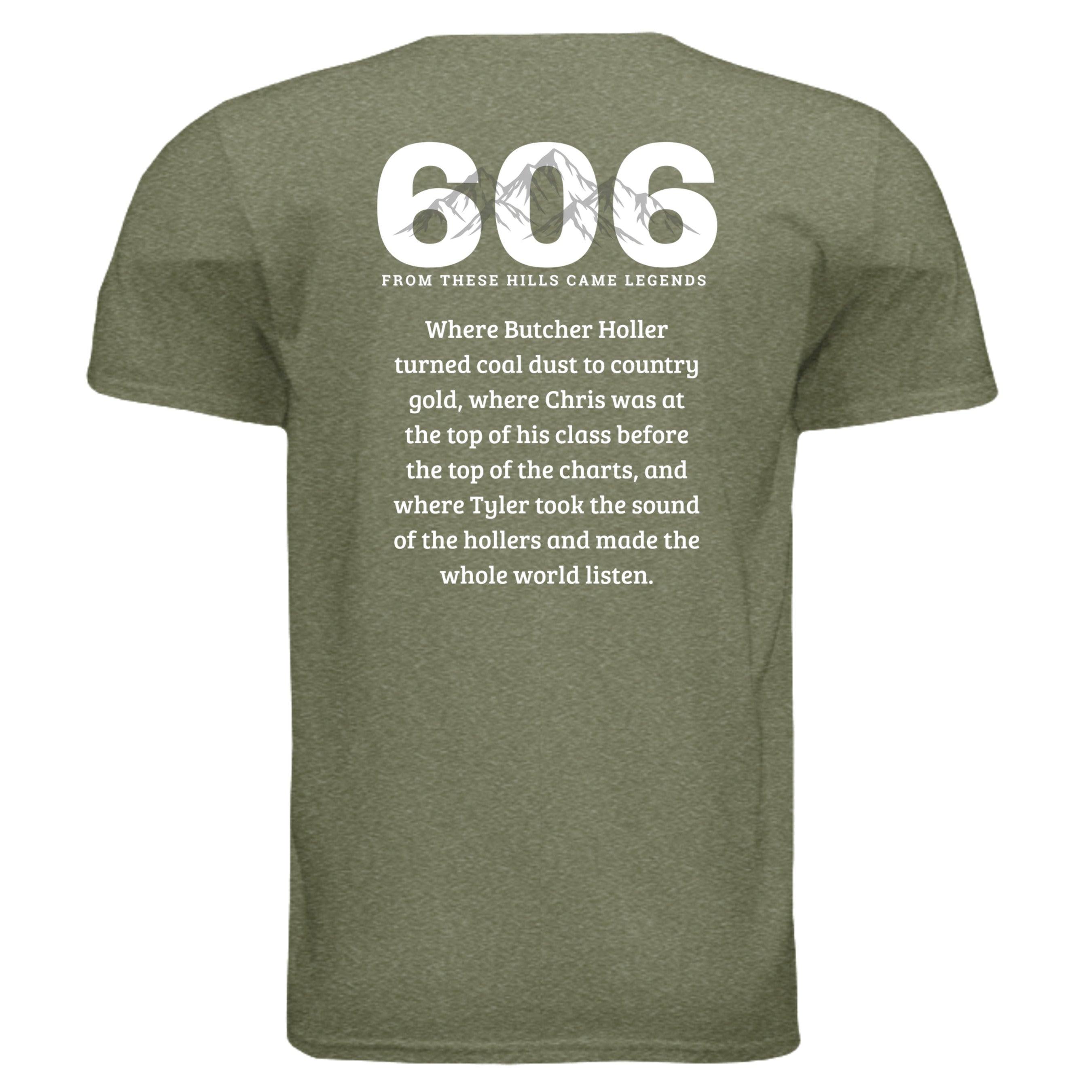 HEATHER MILITARY GREEN - G640 - BACK